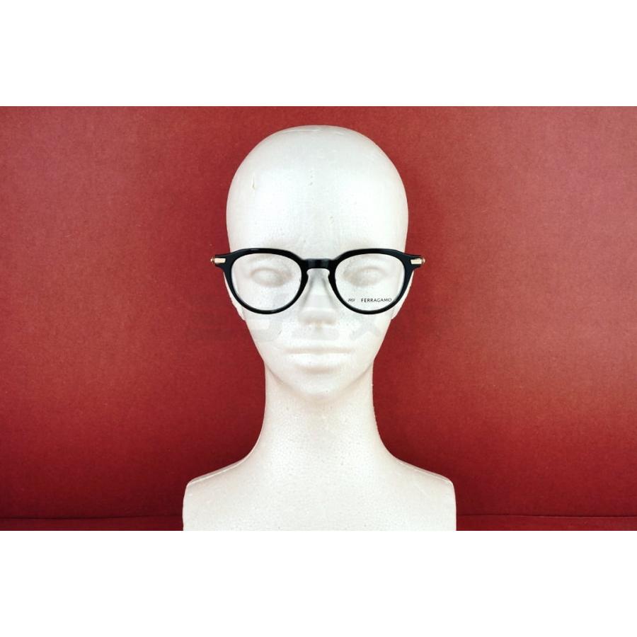 999.9×Ferragamo メガネ SF9020 001 コラボモデル アジアンフィット クラウンパント 眼鏡 オシャレ ブランド フォーナインズ フェラガモ 鯖江 日本製 正規品の画像