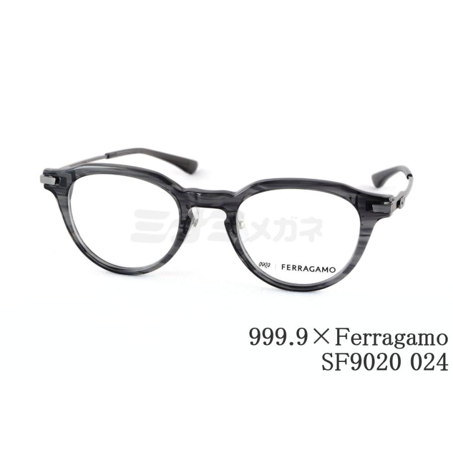 999.9（フォーナインズ） 999.9×Ferragamo メガネ SF9020 024 コラボ