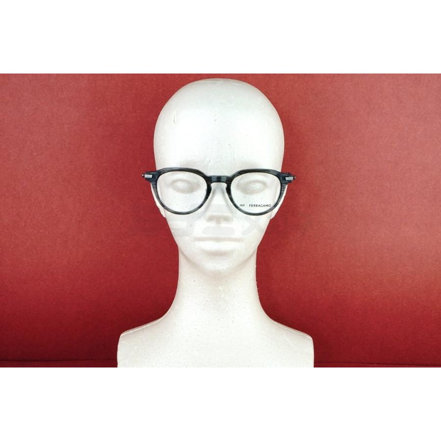 999.9×Ferragamo メガネ SF9020 024 コラボモデル アジアンフィット クラウンパント 眼鏡 オシャレ ブランド フォーナインズ フェラガモ 鯖江 日本製 正規品の画像