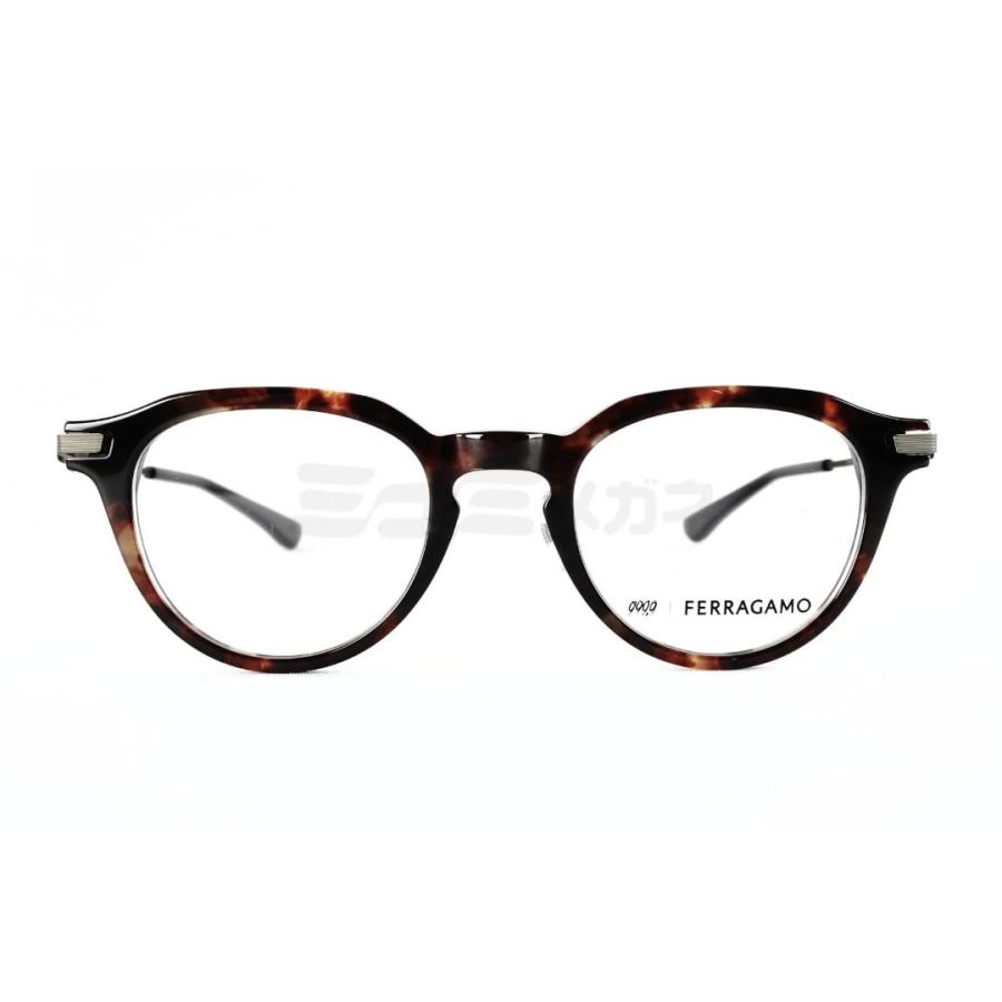 999.9×Ferragamo メガネ SF9020 240 コラボモデル アジアンフィット クラウンパント 眼鏡 オシャレ ブランド フォーナインズ フェラガモ 鯖江 日本製 正規品の画像