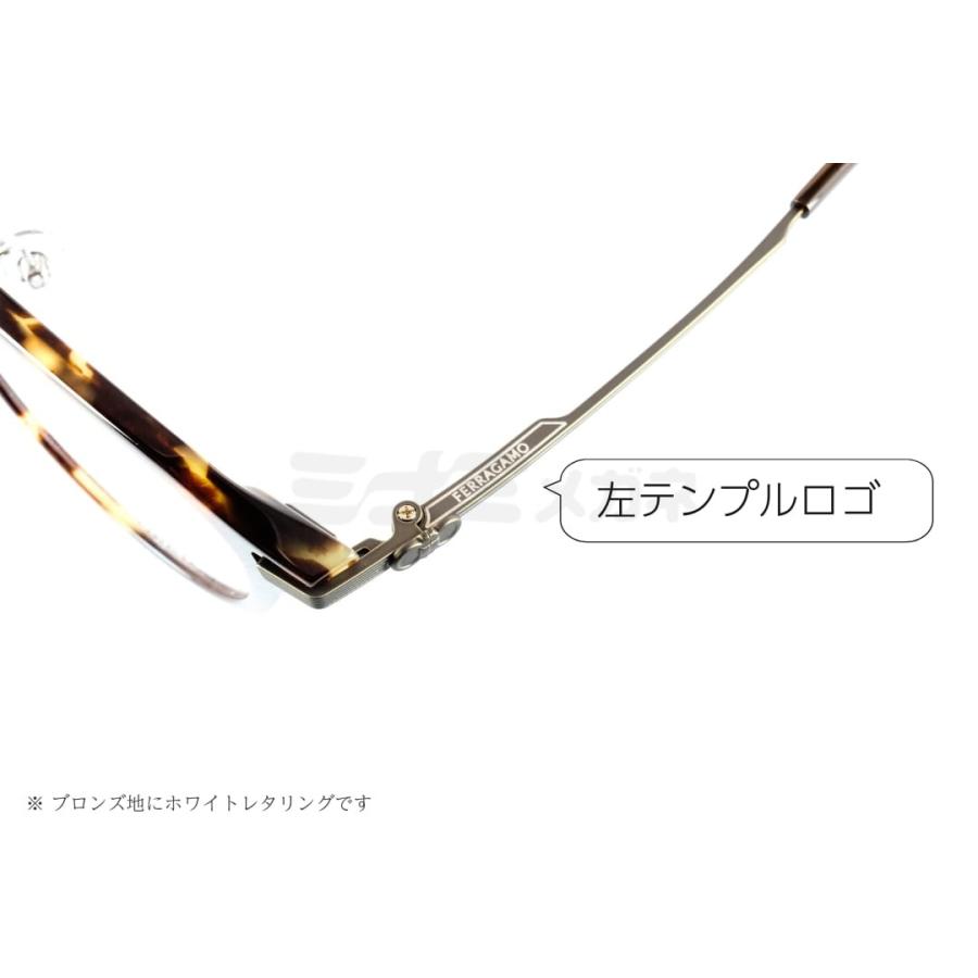 999.9×Ferragamo メガネ SF9020 240 コラボモデル アジアンフィット クラウンパント 眼鏡 オシャレ ブランド フォーナインズ フェラガモ 鯖江 日本製 正規品の画像