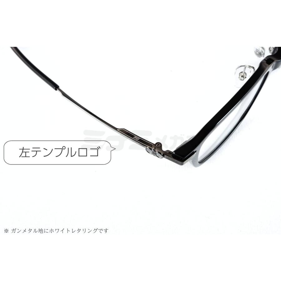 999.9×Ferragamo メガネ SF9021 001 コラボモデル アジアンフィット スクエア 眼鏡 オシャレ ブランド フォーナインズ フェラガモ 鯖江 日本製 正規品の画像
