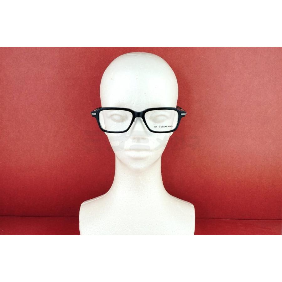 999.9×Ferragamo メガネ SF9021 001 コラボモデル アジアンフィット スクエア 眼鏡 オシャレ ブランド フォーナインズ フェラガモ 鯖江 日本製 正規品の画像