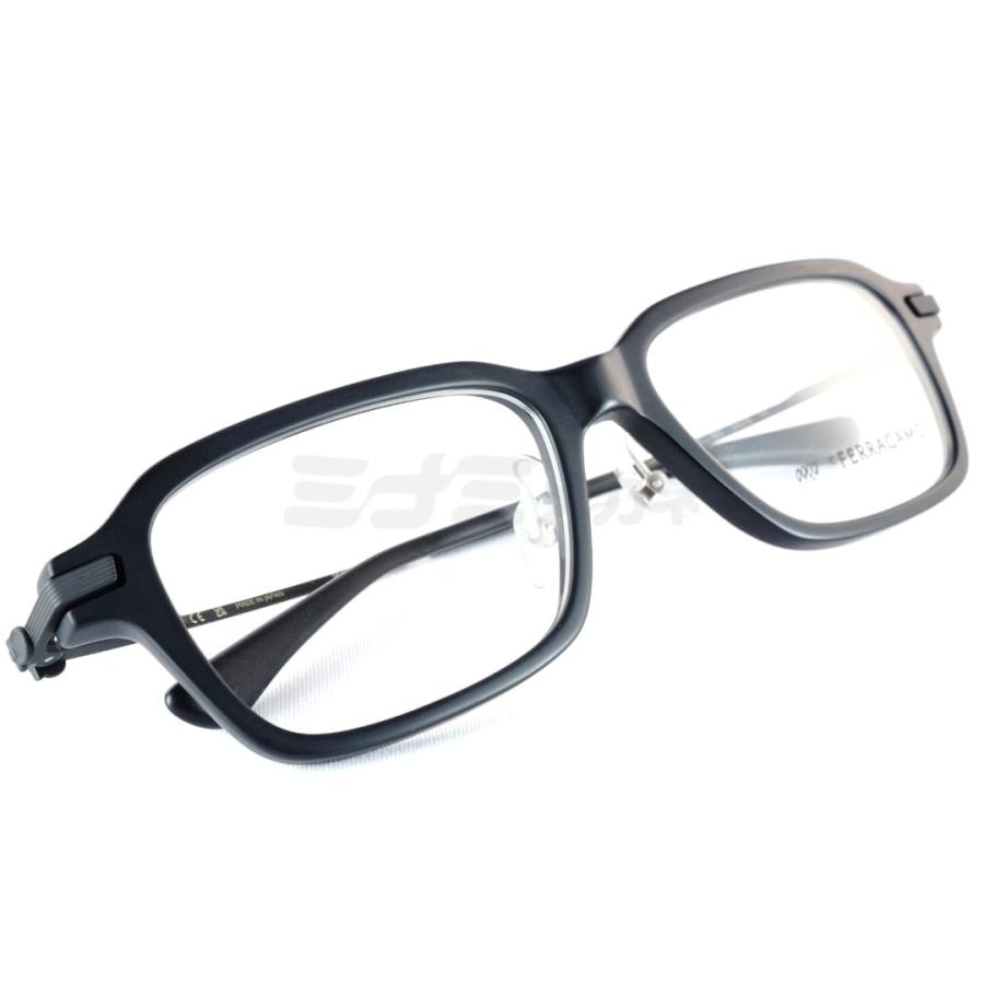 999.9×Ferragamo メガネ SF9021 002 コラボモデル アジアンフィット スクエア 眼鏡 オシャレ ブランド フォーナインズ フェラガモ 鯖江 日本製 正規品の画像