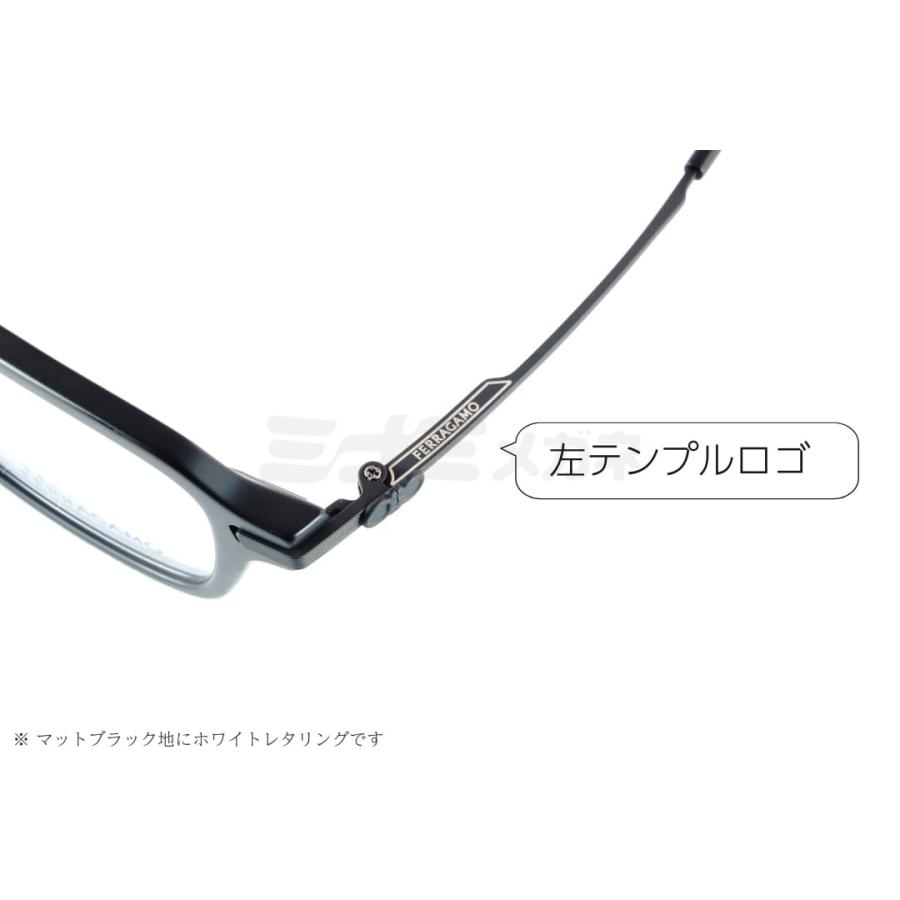 999.9×Ferragamo メガネ SF9021 002 コラボモデル アジアンフィット スクエア 眼鏡 オシャレ ブランド フォーナインズ フェラガモ 鯖江 日本製 正規品の画像