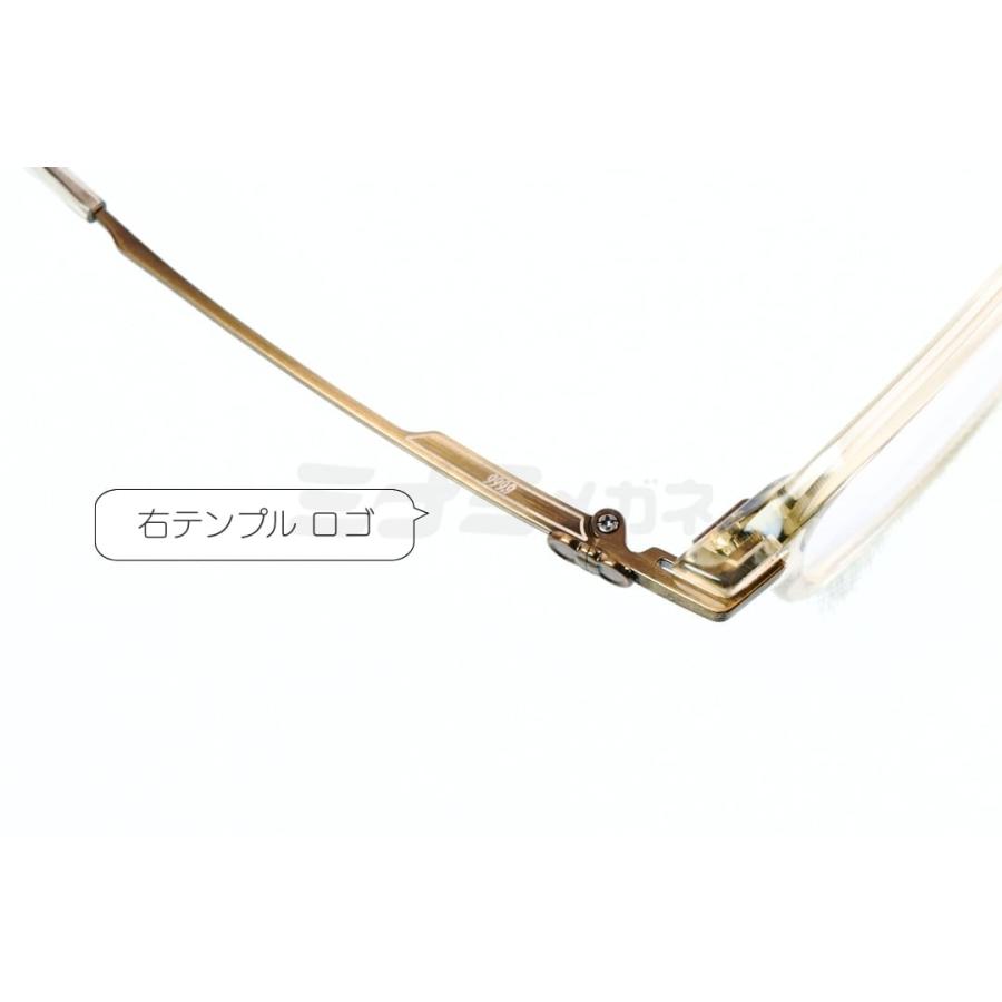 999.9×Ferragamo メガネ SF9021 254 コラボモデル アジアンフィット スクエア 眼鏡 オシャレ ブランド フォーナインズ フェラガモ 鯖江 日本製 正規品の画像