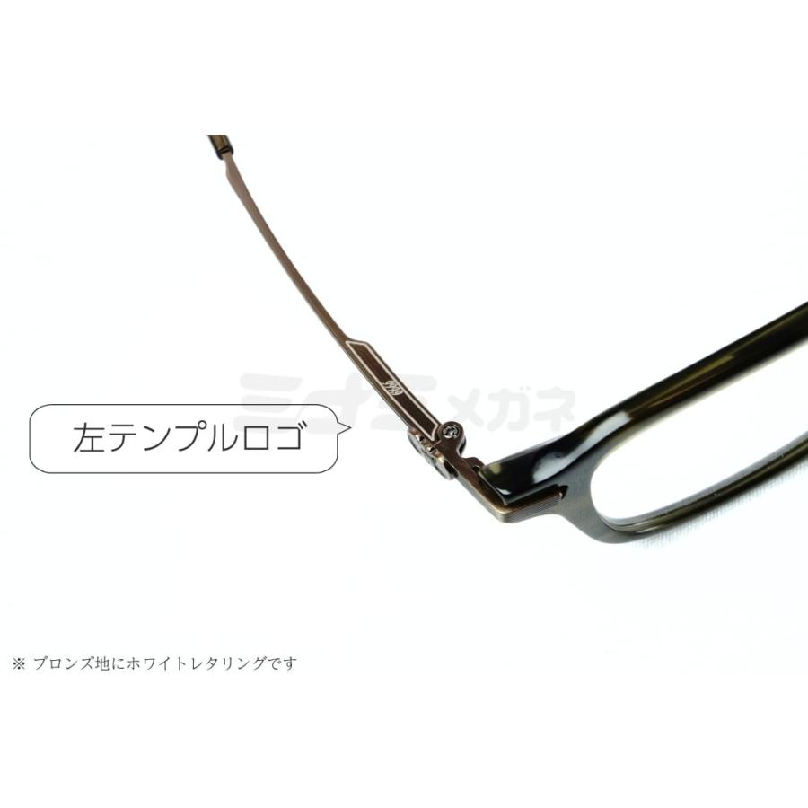 999.9×Ferragamo メガネ SF9021 314 コラボモデル アジアンフィット スクエア 眼鏡 オシャレ ブランド フォーナインズ フェラガモ 鯖江 日本製 正規品の画像
