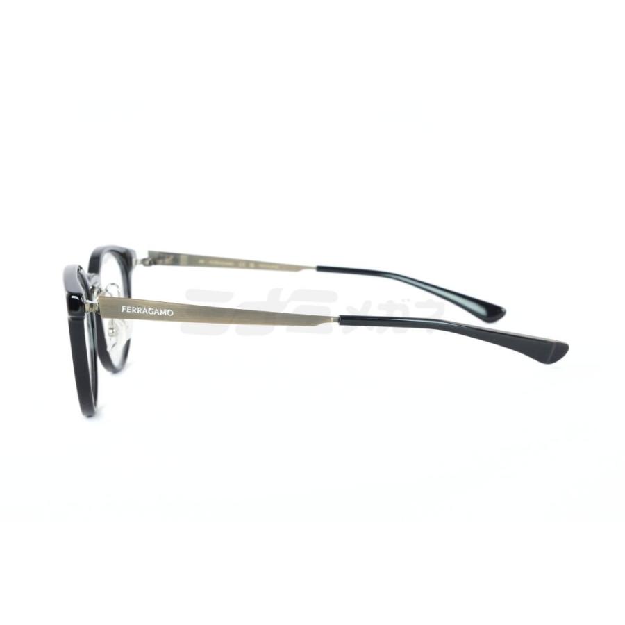 999.9×FERRAGAMO メガネ SF9023 001 コラボモデル アジアンフィット ボストン 眼鏡 オシャレ ブランド フォーナインズ フェラガモ 鯖江 日本製 正規品の画像