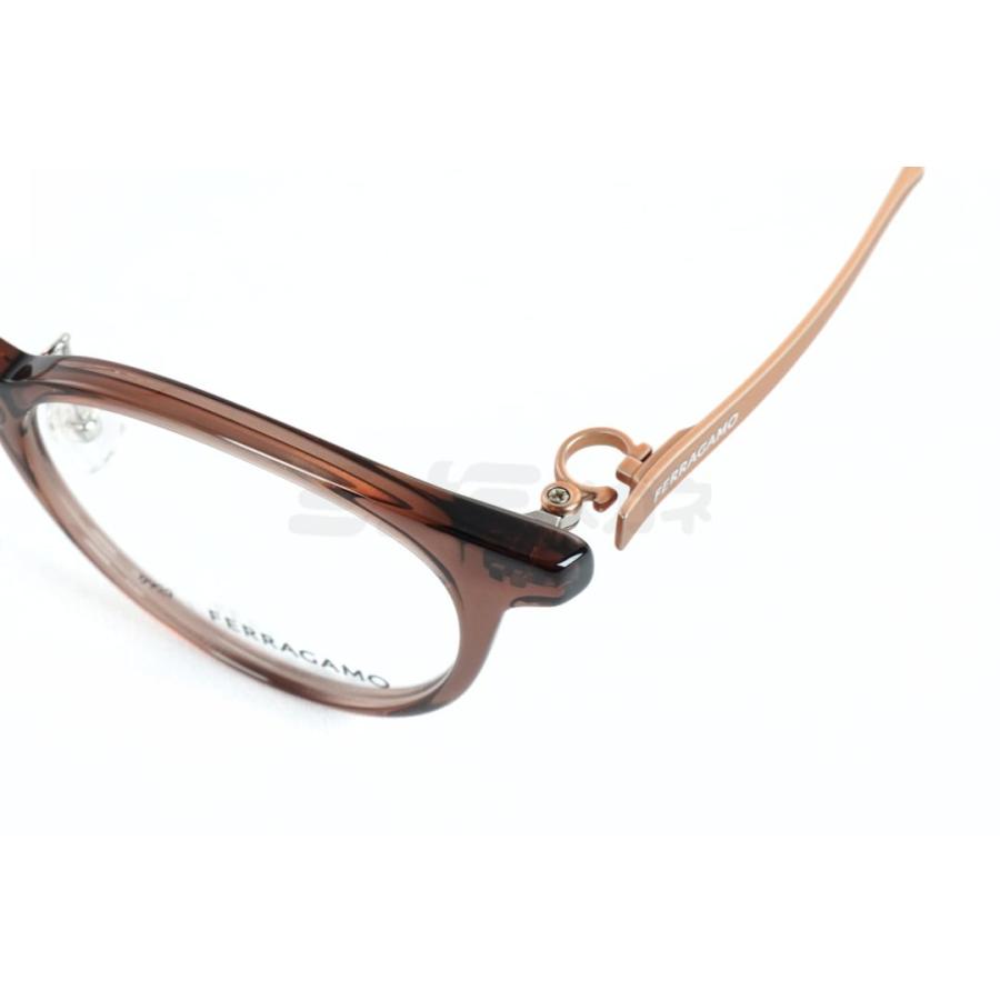 999.9×FERRAGAMO メガネ SF9023 601 コラボモデル アジアンフィット ボストン 眼鏡 オシャレ ブランド フォーナインズ フェラガモ 鯖江 日本製 正規品の画像