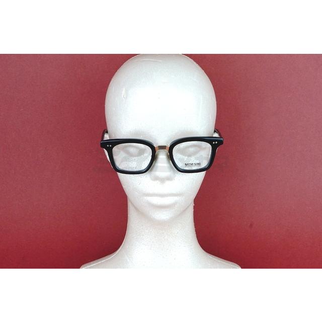 【NATIVE SONS】STILLMAN サングラス メガネ NATIVE SONS メガネ Stillman Col.Black/Sun gold PM-023E
