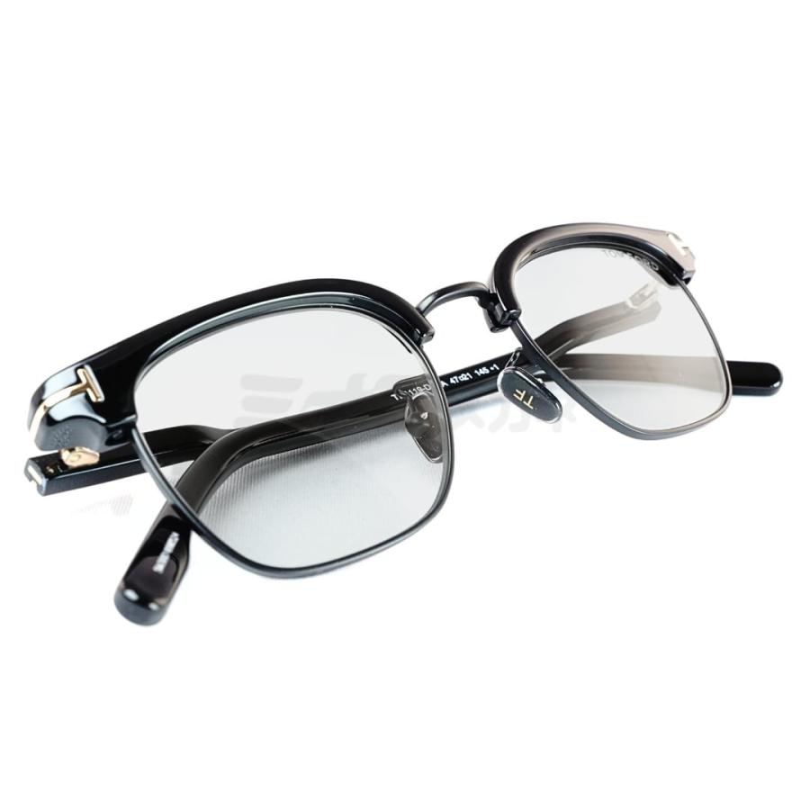 TOM FORD サングラス TF1119-D 01A サーモント ブロー ウェリントン コンビネーション クラシカル メンズ レディース トムフォード Italy イタリア製 日本限定の画像