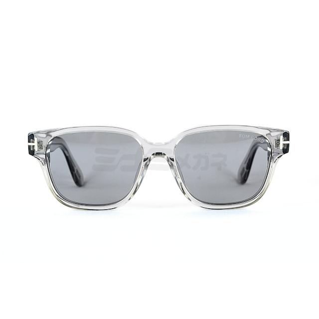TomFord グレー カットアウトデザイン サングラス TOM FORD EYEWEAR サングラス TF1273-D ECO 20A ウェリントン メンズ