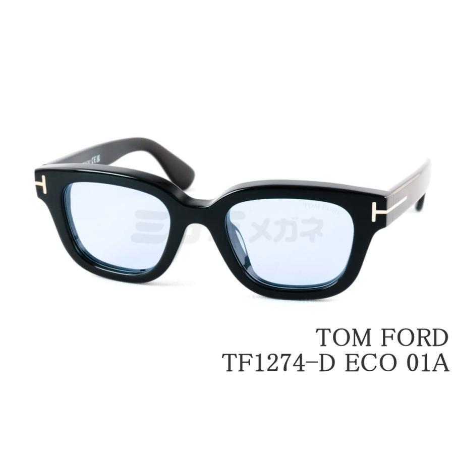 TOM FORD サングラス TF1274-D ECO 01A ウェリントン メンズ レディース おしゃれ アジアンフィット 日本企画 italy イタリア製 トムフォード