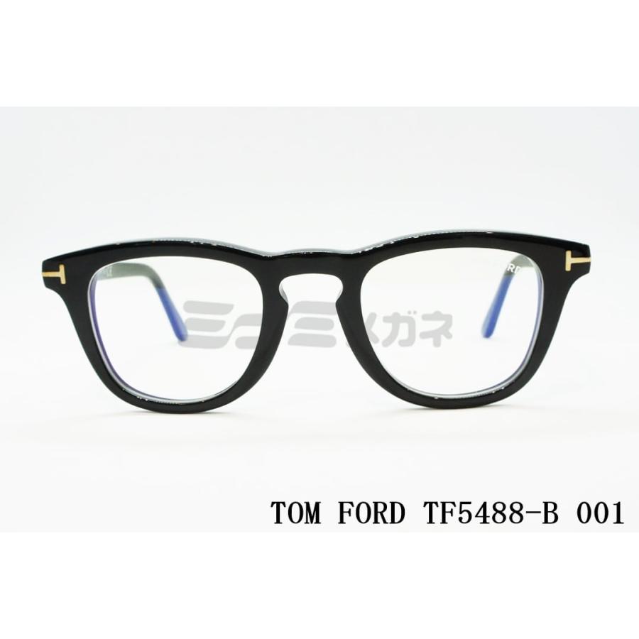 TF5488-B 001 トムフォード TOM FORD 黒縁 ウェリントン TOM FORD EYEWEAR ブルーライト カット TF5488-B 001 ウェリントン PC