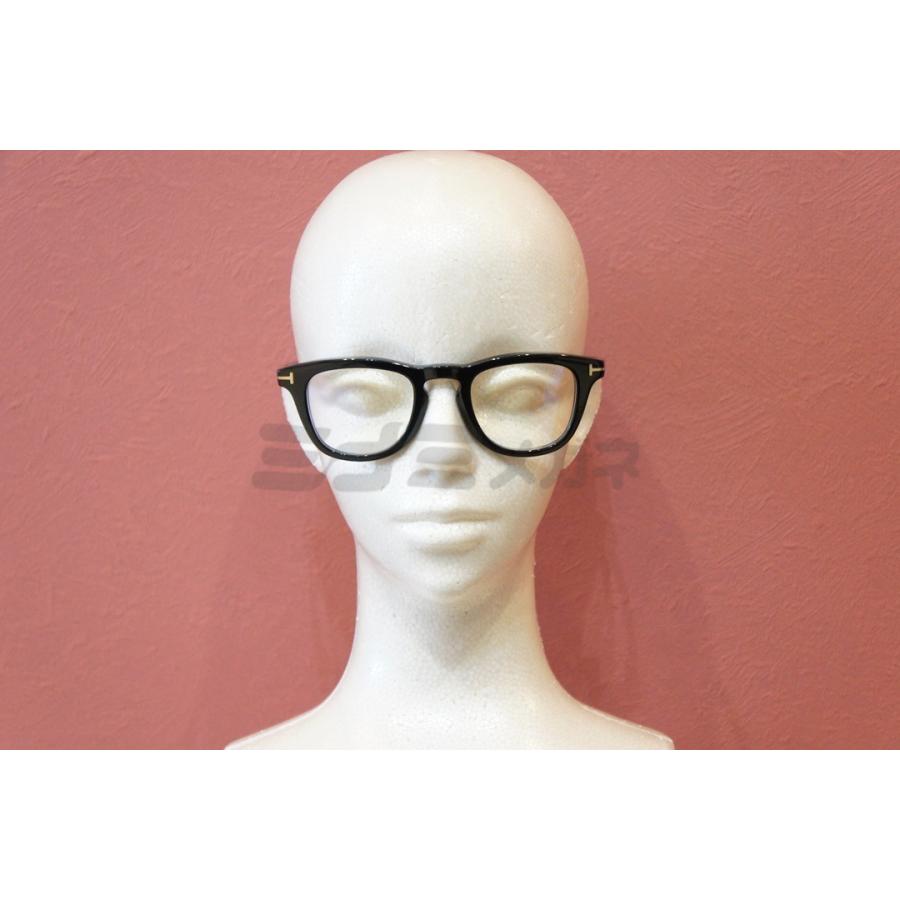 TOM FORD EYEWEAR ブルーライト カット TF5488-B 001 ウェリントン PC