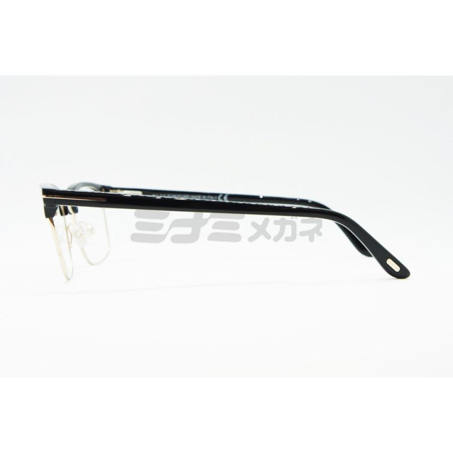 TOM FORD EYEWEAR メガネ TF5504 001 メタル サーモント ブロー