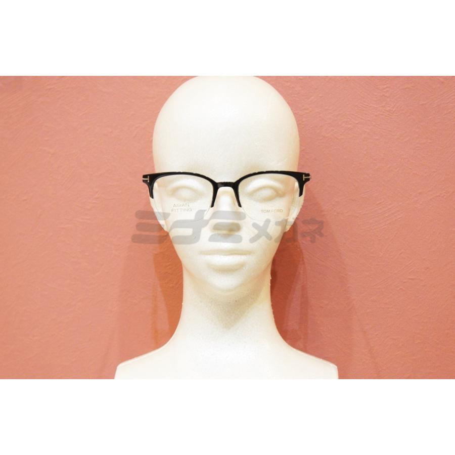 TOM FORD EYEWEAR メガネ TF5645-D 001 サーモント半リム クラシカル