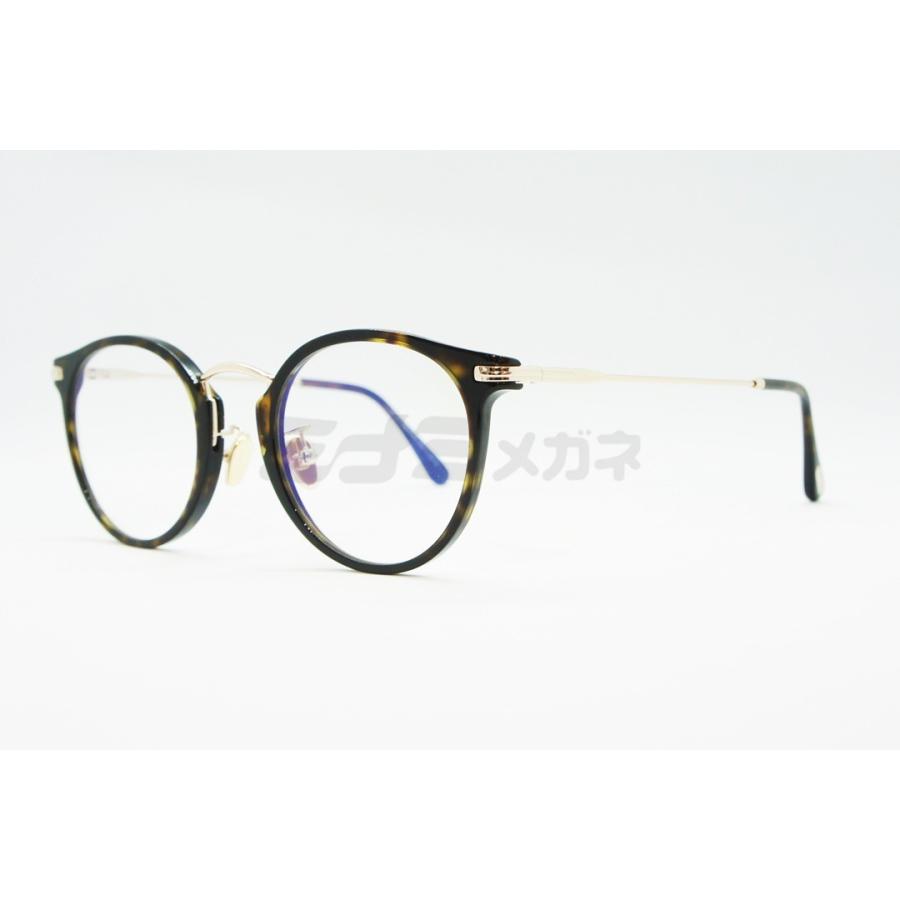 TOM FORD EYEWEAR ブルーライト カット TF5714-D-B 052 ボストン 丸 