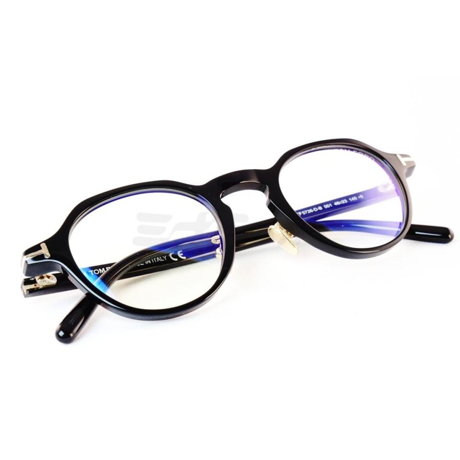 TOM FORD EYEWEAR ブルーライト カット TF5726-D-B 001 クラウンパント