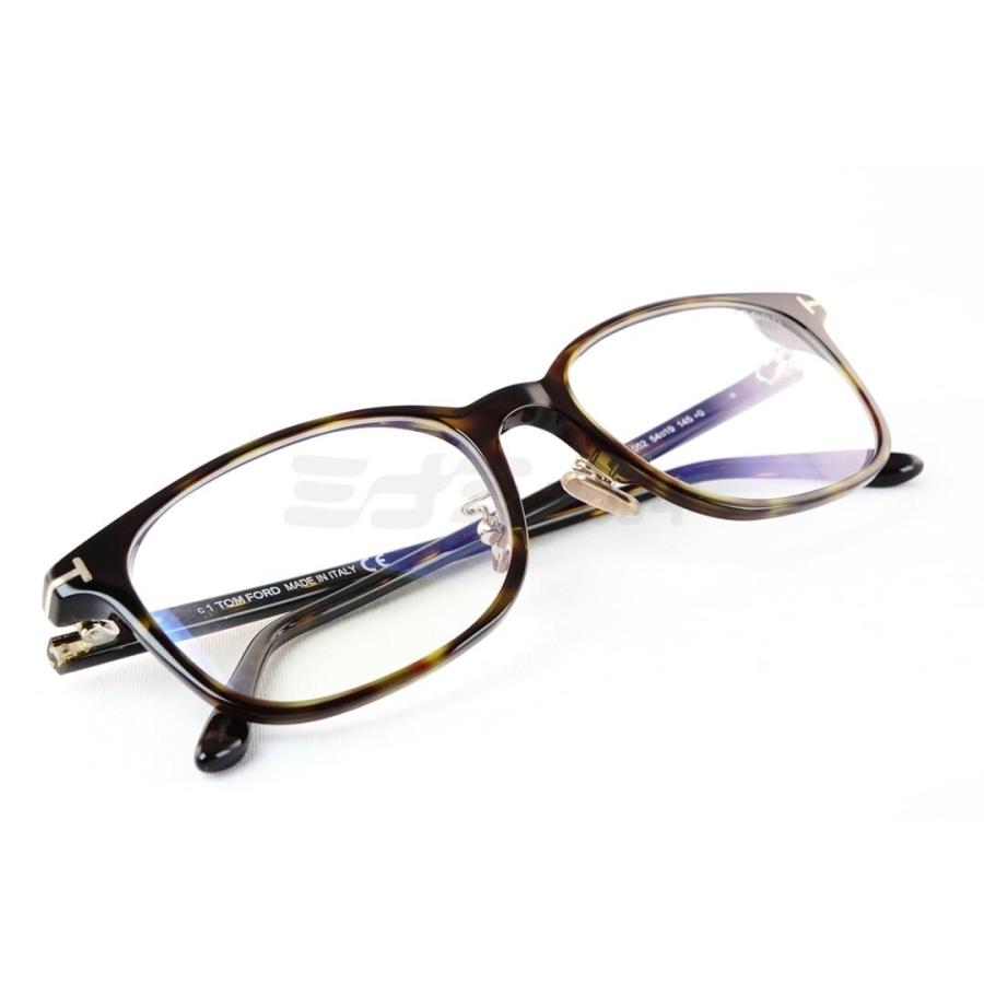 TOM FORD EYEWEAR ブルーライト カット TF5852-D-B 052 スクエア
