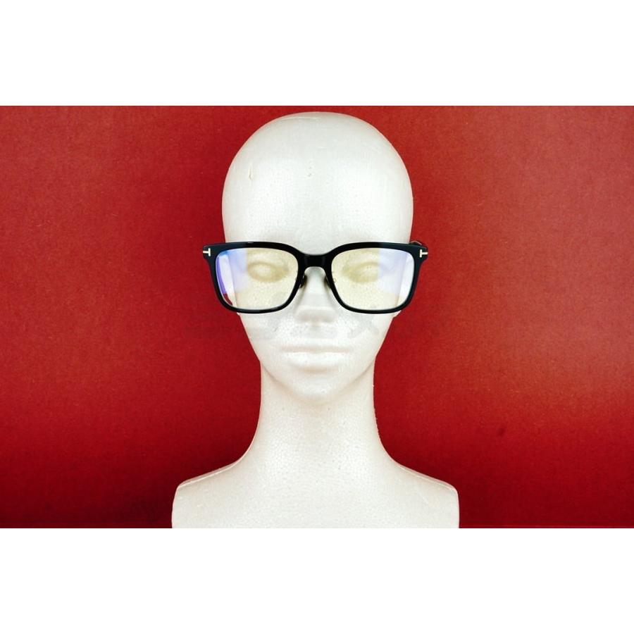 TOM FORD EYEWEAR ブルーライト カット TF5853-D-B ECO 001 スクエア