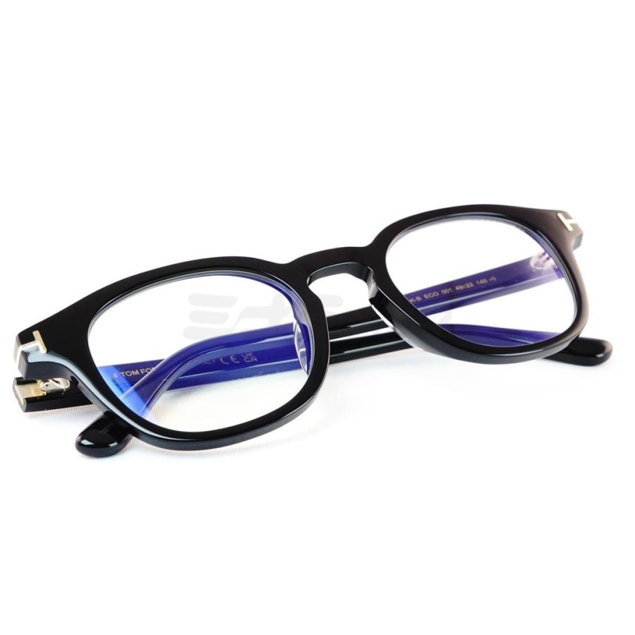 TOM FORD ブルーライト カット TF6000-K-B ECO 001 ボスリントン ボストン メンズ レディース メガネ アジアンフィット 眼鏡 Italy イタリア製 トムフォードの画像