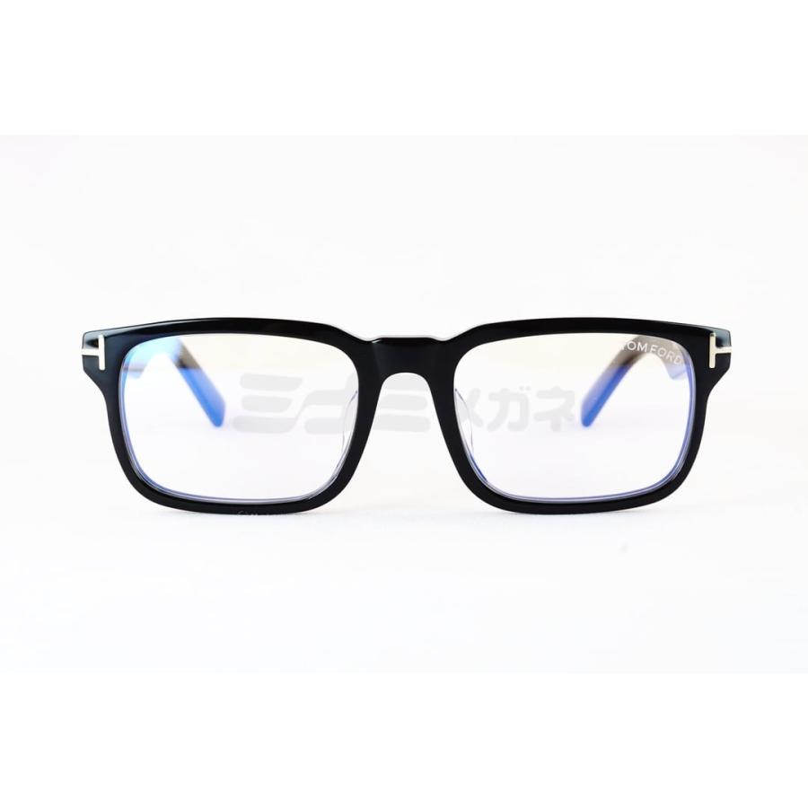 TOM FORD ブルーライト カット メガネ TF6006-D-B ECO 001 スクエア メンズ レディース おしゃれ アジアンフィット italy イタリア製 トムフォードの画像