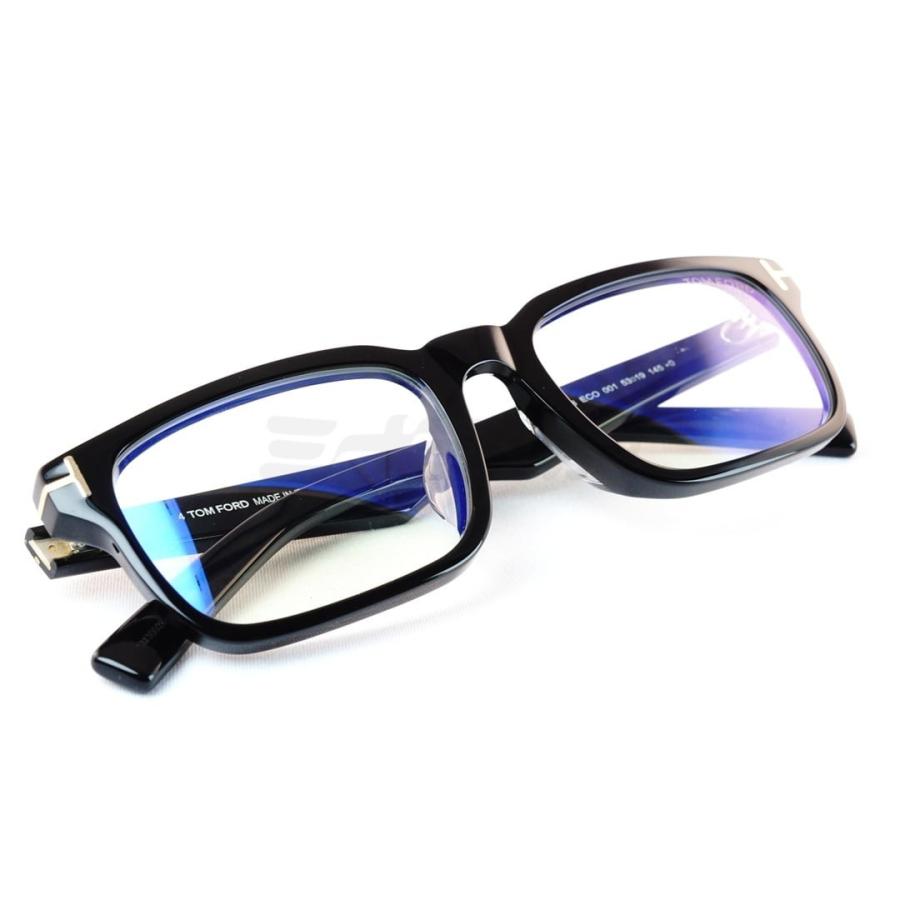 TOM FORD ブルーライト カット メガネ TF6006-D-B ECO 001 スクエア メンズ レディース おしゃれ アジアンフィット italy イタリア製 トムフォードの画像