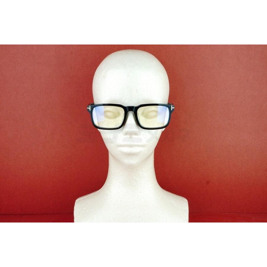 TOM FORD ブルーライト カット メガネ TF6006-D-B ECO 001 スクエア メンズ レディース おしゃれ アジアンフィット italy イタリア製 トムフォードの画像