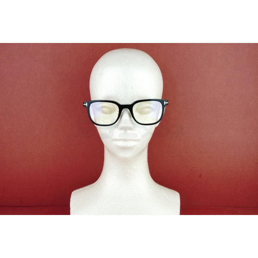 TOM FORD ブルーライト カット メガネ TF6022-D-B 001 日本企画モデル スクエア メンズ レディース おしゃれ アジアンフィット italy イタリア製 トムフォードの画像