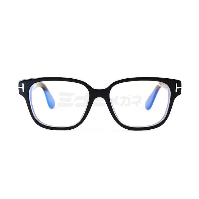 TOM FORD ブルーライトカット TF6071-D-B ECO 001 ウェリントン メンズ レディース おしゃれ メガネ アジアンフィット 日本企画 italy イタリア製 トムフォードの画像