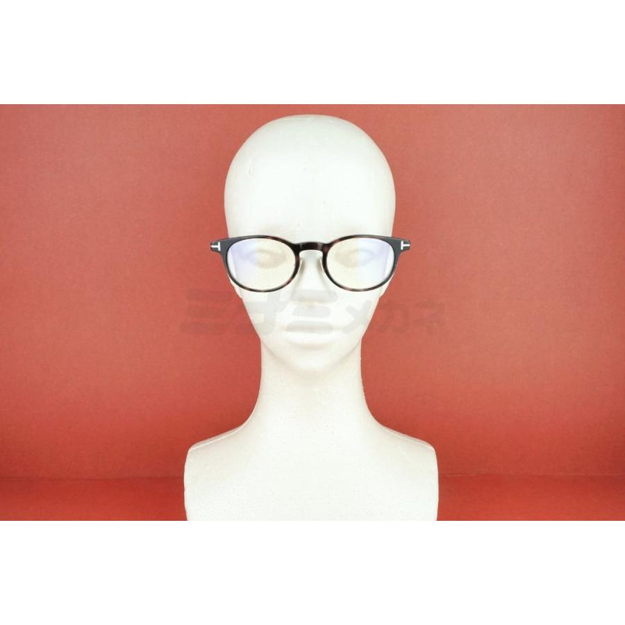 TOM FORD ブルーライトカット TF6112-D-B 052 オーバル メンズ レディース 眼鏡 アジアンフィット メガネ トムフォードの画像