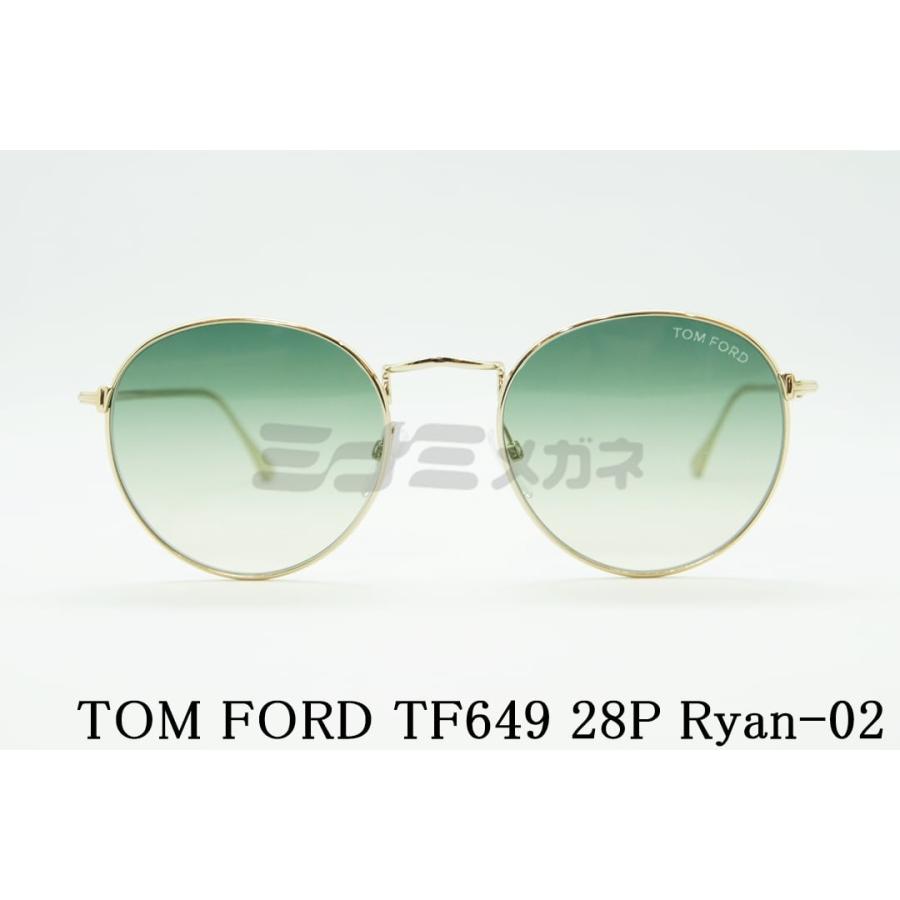 TOM FORD EYEWEAR サングラス TF649 14N Ryan-02 28P ラウンド TOM FORD EYEWEAR サングラス TF649 14N Ryan-02 28P ラウンド