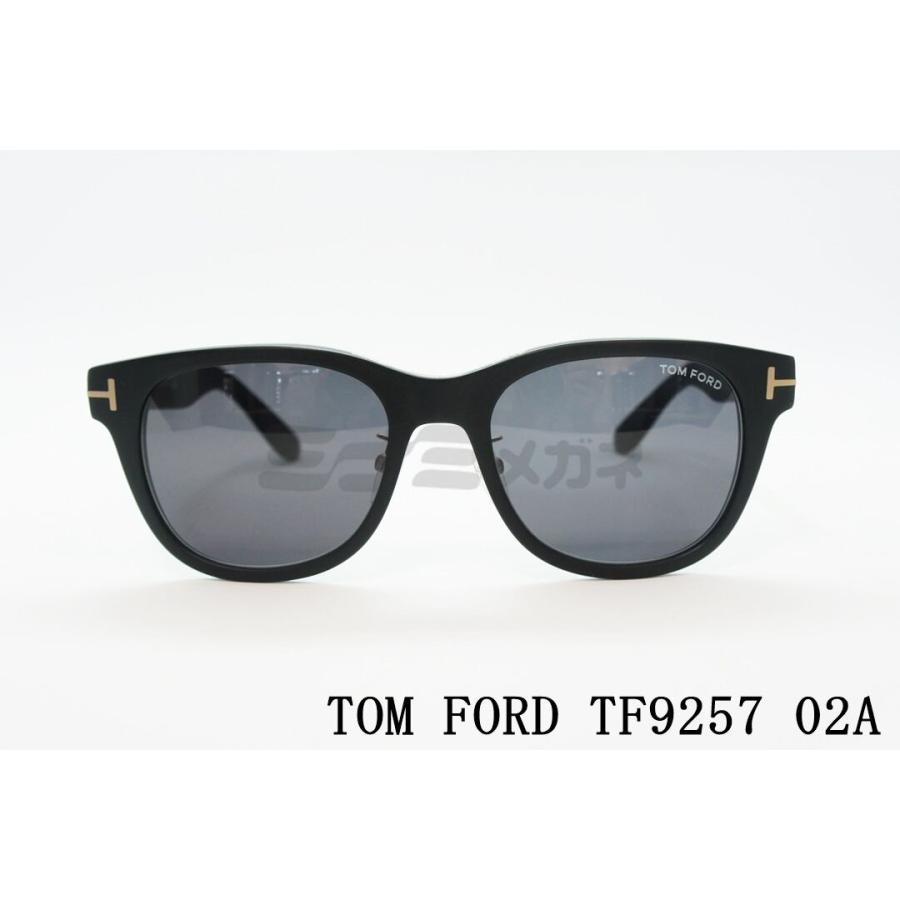 TOM FORD TF9257 ブラック サングラス TOM FORD EYEWEAR サングラス TF9257 02A ウェリントン フレーム
