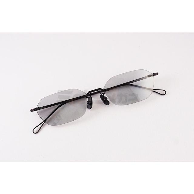 a.d.s.r VATH ヴァス リムレス サングラス マットブラック 01a A.D.S.R. サングラス VATH 01a 54サイズ ヘキサゴン ツーポイント