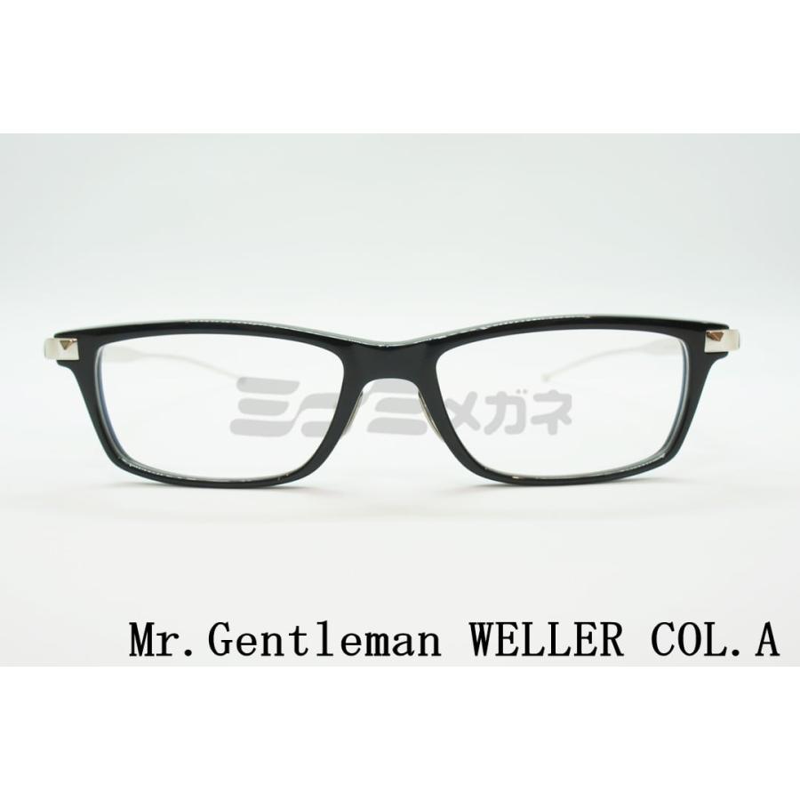 MISTERGENTLEMAN Mr.Gentleman メガネ WELLER COL.A スクエア セル 