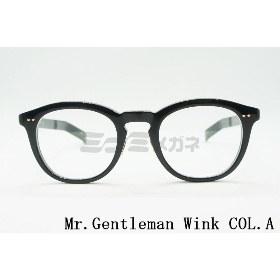 Mr.Gentleman メガネフレーム wink COL.A Weiコラボモデル ボストン 