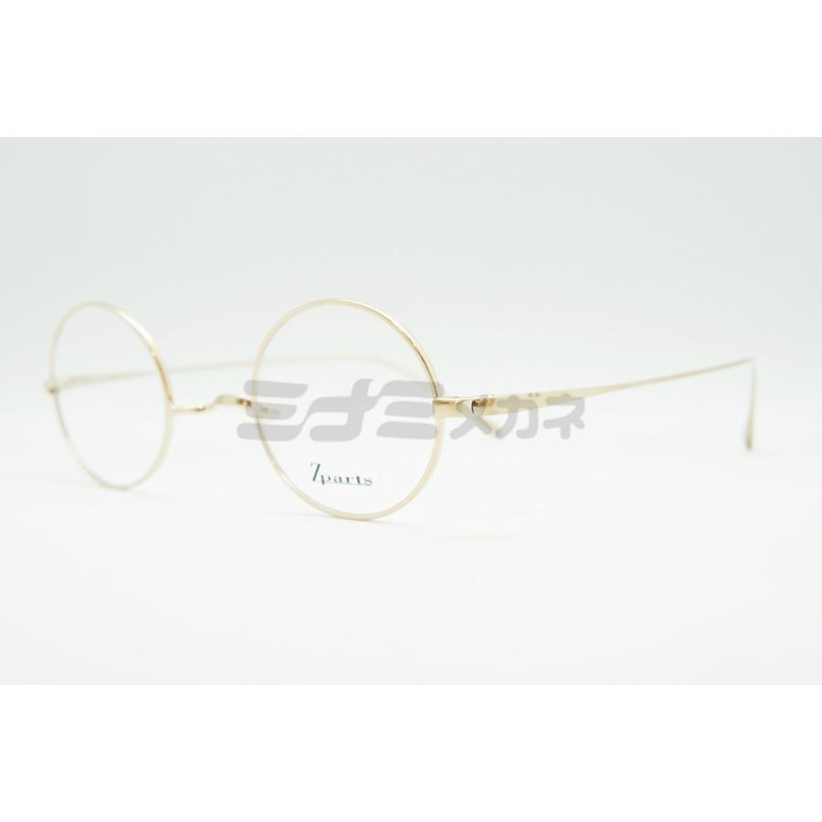 Zparts メガネ Z-112 Col.BG ラウンド 丸メガネ クラシカル おしゃれ