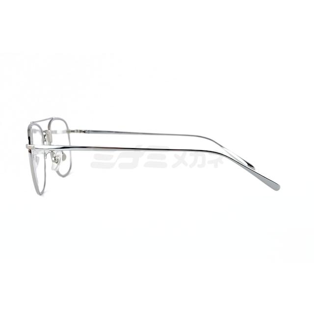 Zparts メガネ Z-119 Col.Ti ツーブリッジ スクエア クラシカル 眼鏡
