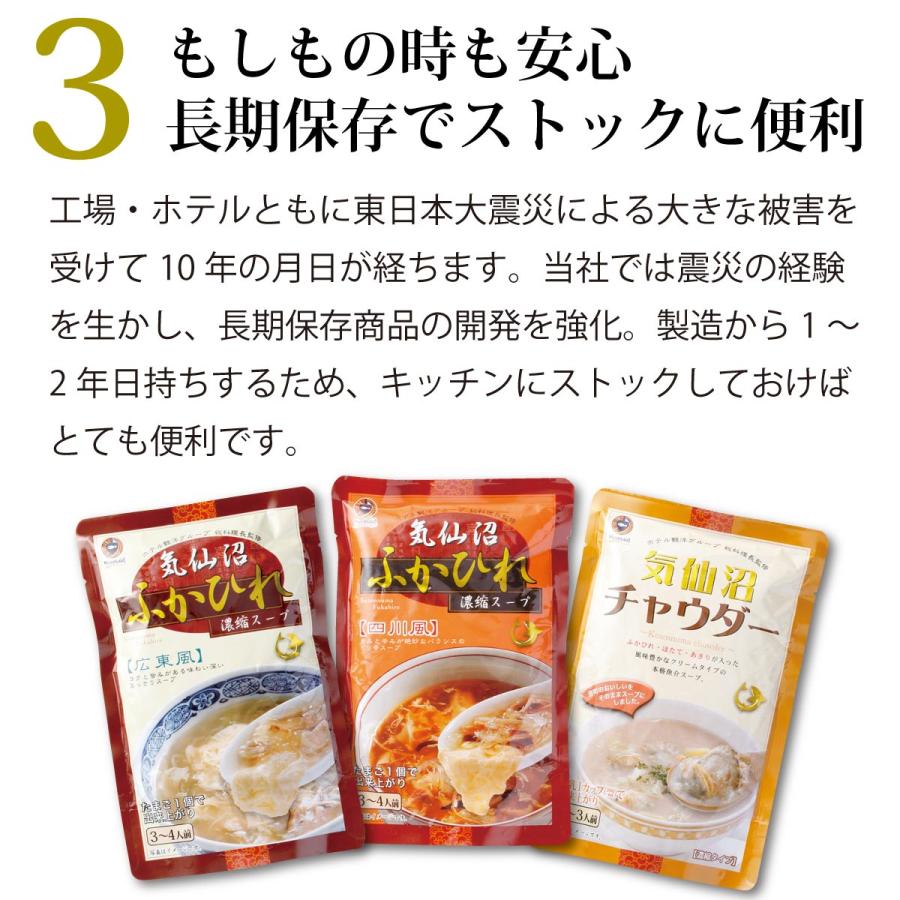 阿部長商店 ギフト スープ 中華 選べる10袋 気仙沼ふかひれ濃縮スープ