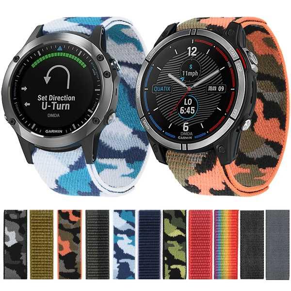 Garminスマートウォッチストラップ モデルNewatix 7 7 x 6 7 x pro 6x5 26mm 22mm フック付き