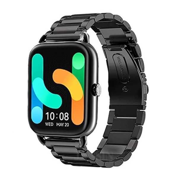 Haylou rs4 plusスマートウォッチ用ステンレススチールストラップ メタルストラップ 55c5fffaa5b54e7f