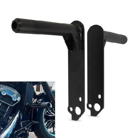 CHIFUN エンジンガード ハイウェイクラッシュバー ブラックスチール 