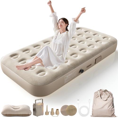 BQB エアーベッド エアーマット 電動ポンプ内蔵 エアマット シングル