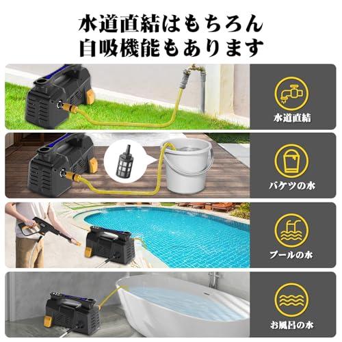 高圧洗浄機2025年業界初LEDタッチスクリーンぴかぴか洗浄店監修PSE認証済み 高圧洗浄機【2025年業界初・LEDタッチスクリーン・ぴかぴか洗浄