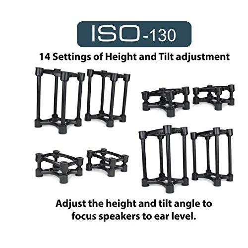 ISO Acoustics モニタースピーカースタンド ペアセット ISO-L8R130