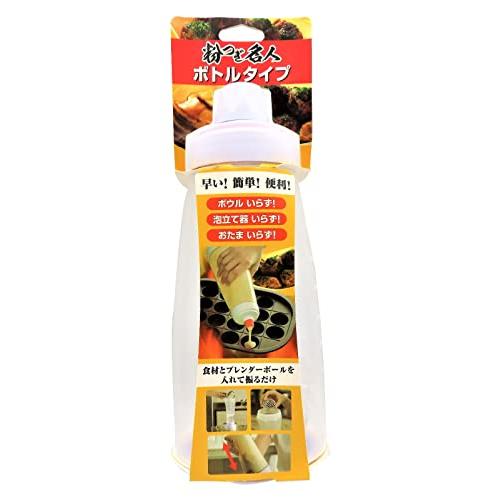 富士商 粉つぎ器 ボトル 1L シェイカー かき混ぜ器 たこ焼き作り パンケーキ作り 簡単調理 粉つぎ名人 F21042 1本入 ボトルタイプ | 