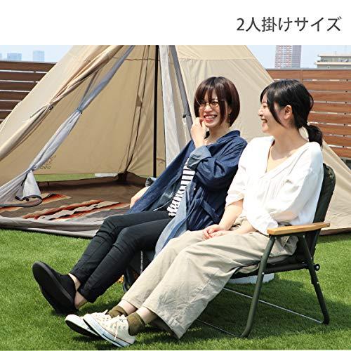 DOD(ディーオーディー) グッドラックソファ 車内で棚になる2人