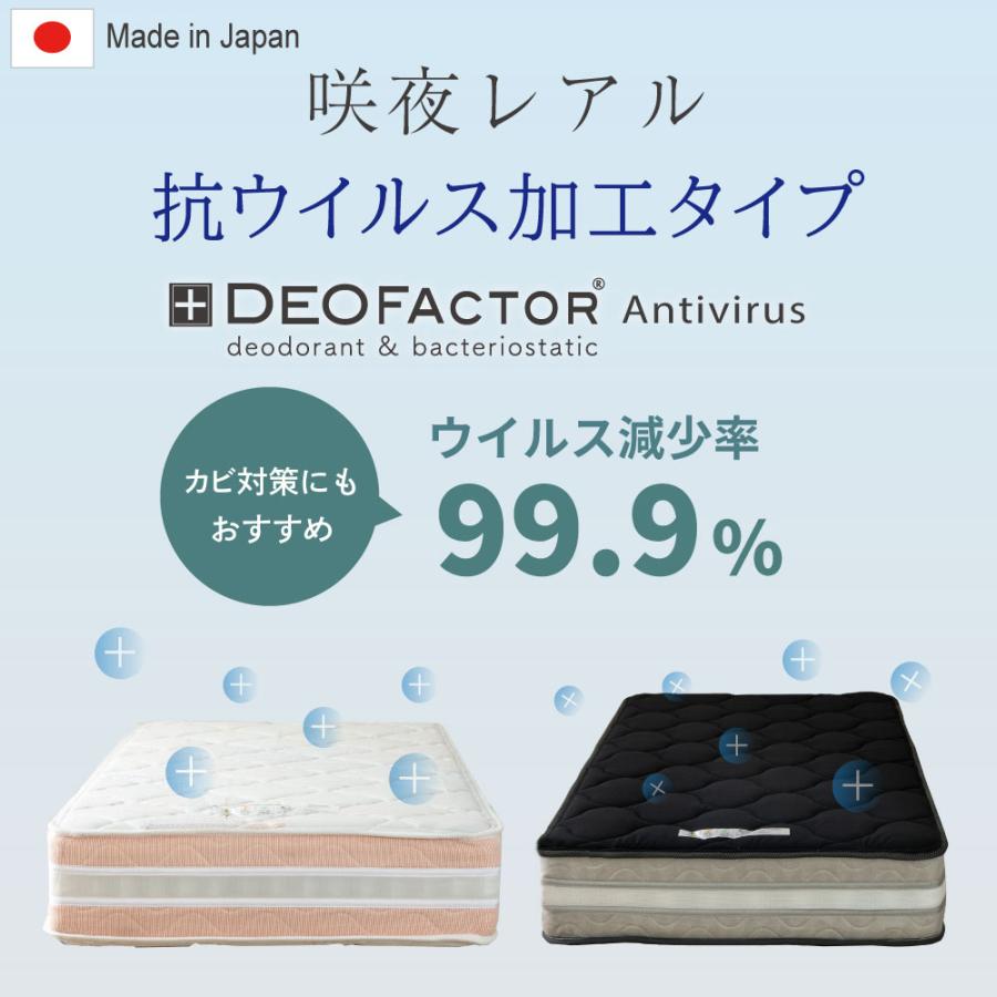 源ベッド 抗菌・抗ウイルス加工 デオファクター シングル 咲夜レアル