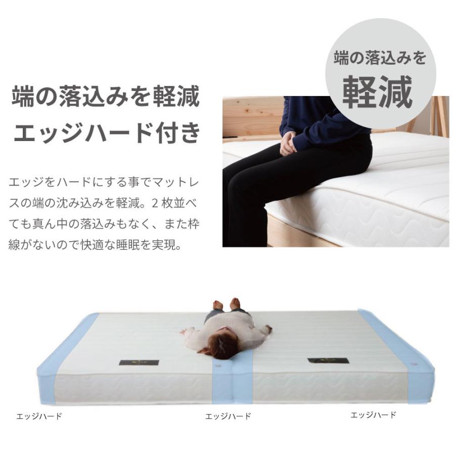 源ベッド ダブル 日本製【夜香ハイグレード】ポケットコイルマットレス